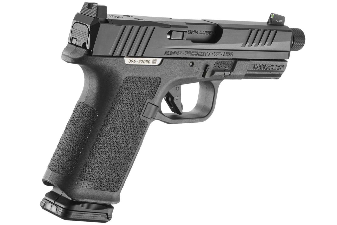 RUGER RXM 9mm Pistol with Black Magpul Frame and Threaded Barrel